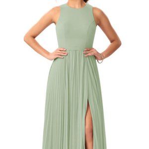 Dusty Sage Azazie Bridesmaid dress